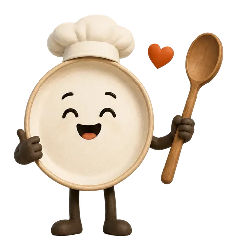Plate's chef mascot
